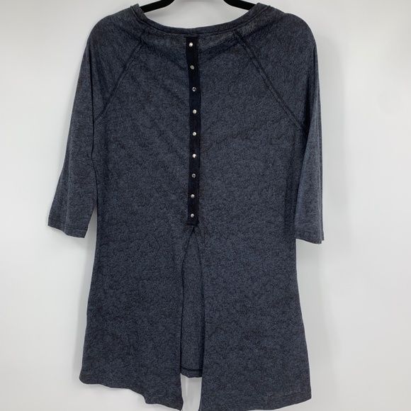 Free People womens small top tunic snap back boho - Picture 2 of 5